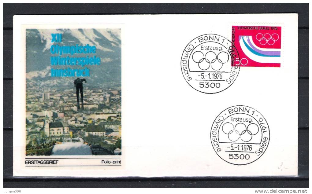 DEUTSCHE BUNDESPOST, 05/01/1976 Olympische Spiele  - BONN  (GA1602) - Winter 1976: Innsbruck