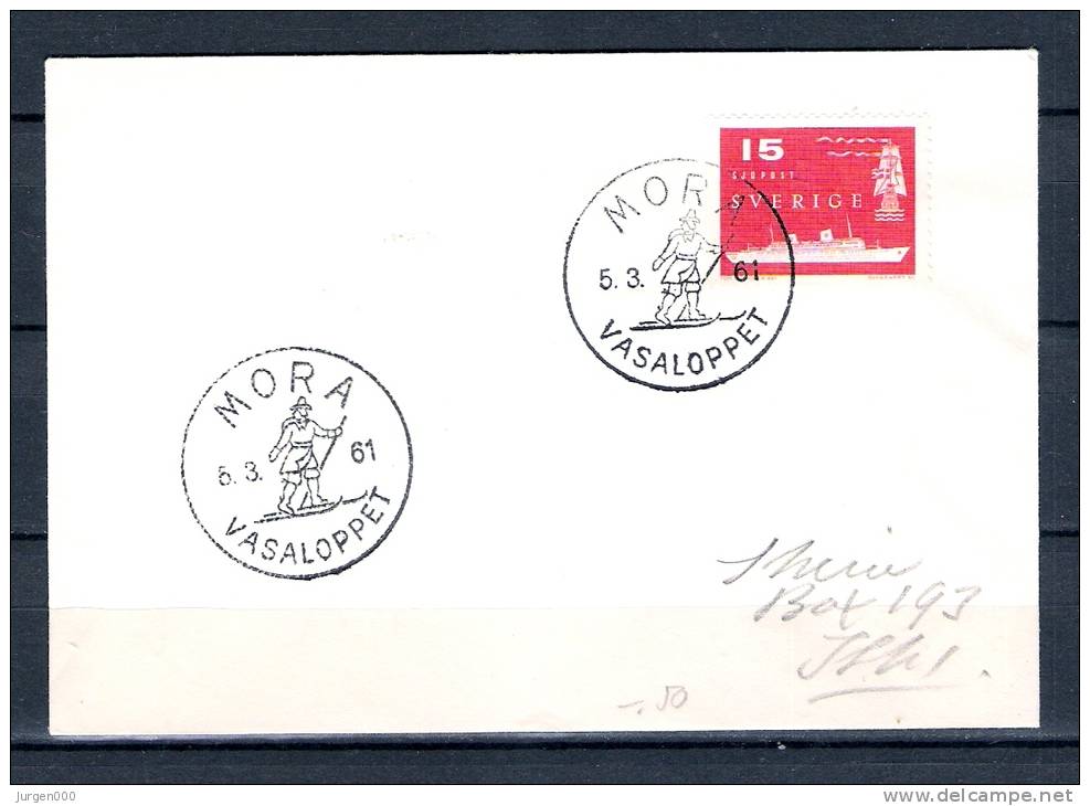 SVERIGE, 05/03/1961 Vasaloppet  - MORA (GA1608) - Hiver 1960: Squaw Valley