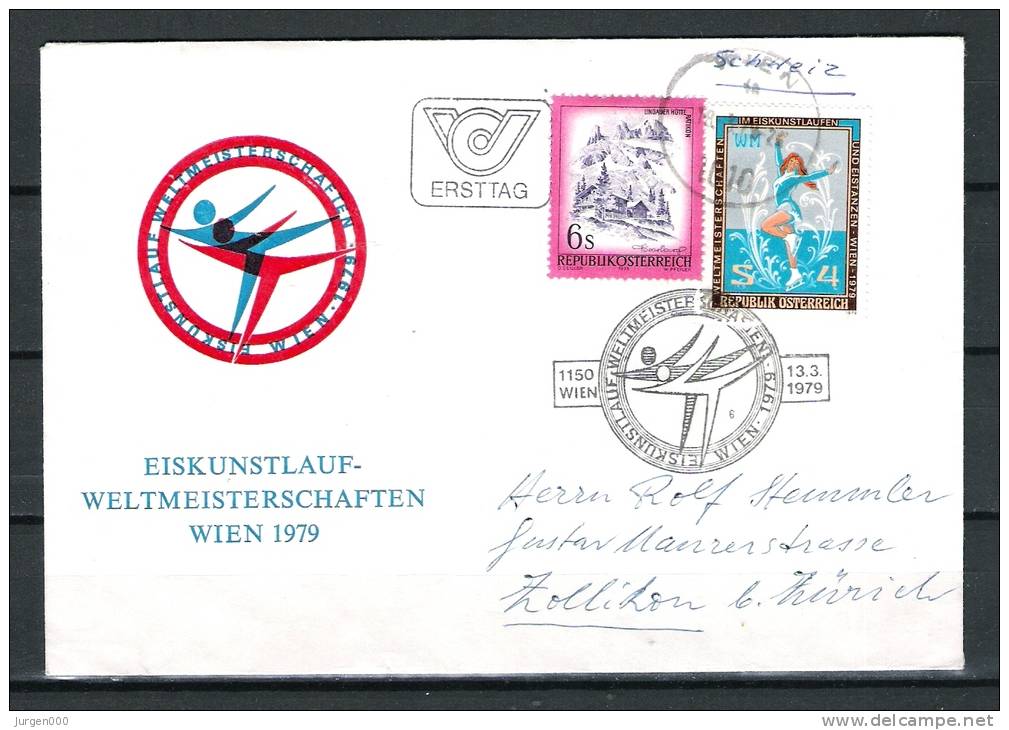 REPUBLIK ÖSTTERREICH, 13/03/1979 Weltmeisterschaften - WIEN (GA1641) - Hiver 1976: Innsbruck