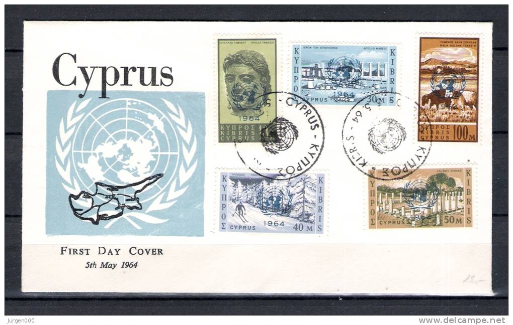 CYPRUS, 05/05/1964 First Day Cover  (GA1647) - Hiver 1964: Innsbruck