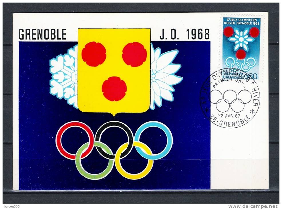 FRANKRIJK, 22/04/1967 Olympiques D'hiver - GRENOBLE  (GA1671) - Winter 1964: Innsbruck