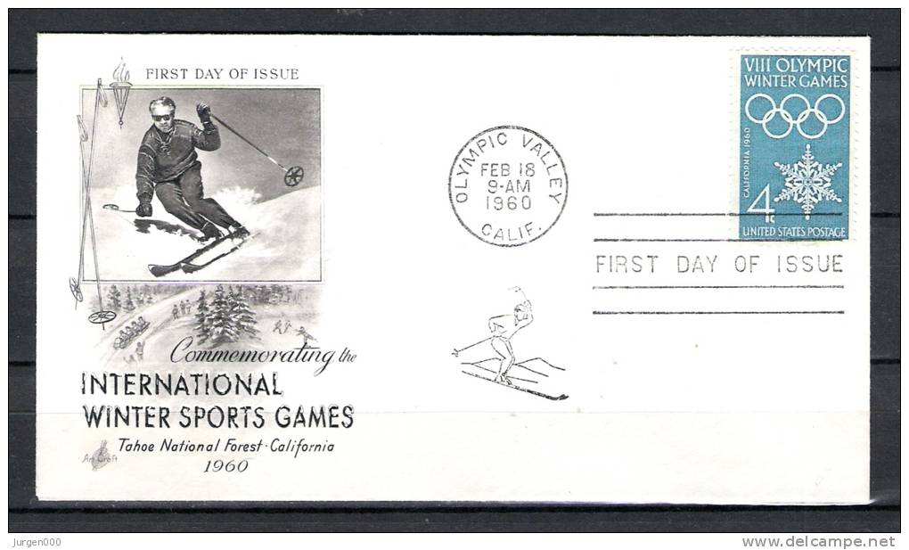 USA, 09/02/1960 International Winter Sports Games -  CALIFORNIA (GA1677) - Winter 1960: Squaw Valley