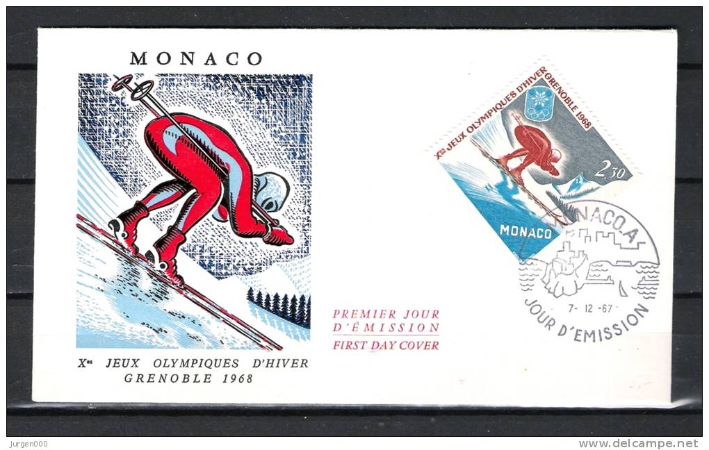 MONACO, 07/12/1967 Jour D'Emission - GRENOBLE (GA1684) - Invierno 1964: Innsbruck