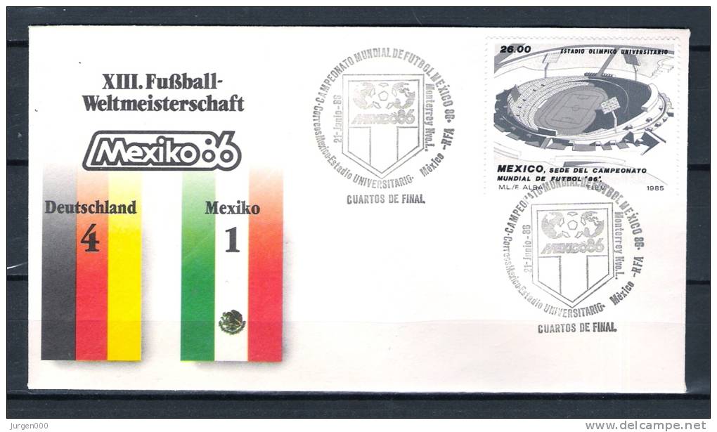 MEXICO, 21/06/1986 Campeonato Mundial De Futbol Mexico (GA1772) - 1986 – Mexique