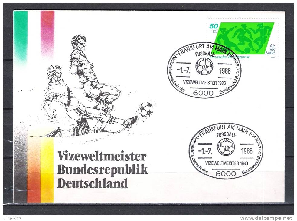 DEUTSCHE BUNDESPOST, 01/07/1986 Frankfurt Am Main (GA1816) - 1986 – México