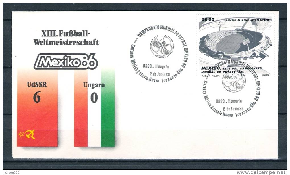 MEXICO, 02/06/1986 Campeonato Mundial De Futbol Mexico (GA1819) - 1986 – México