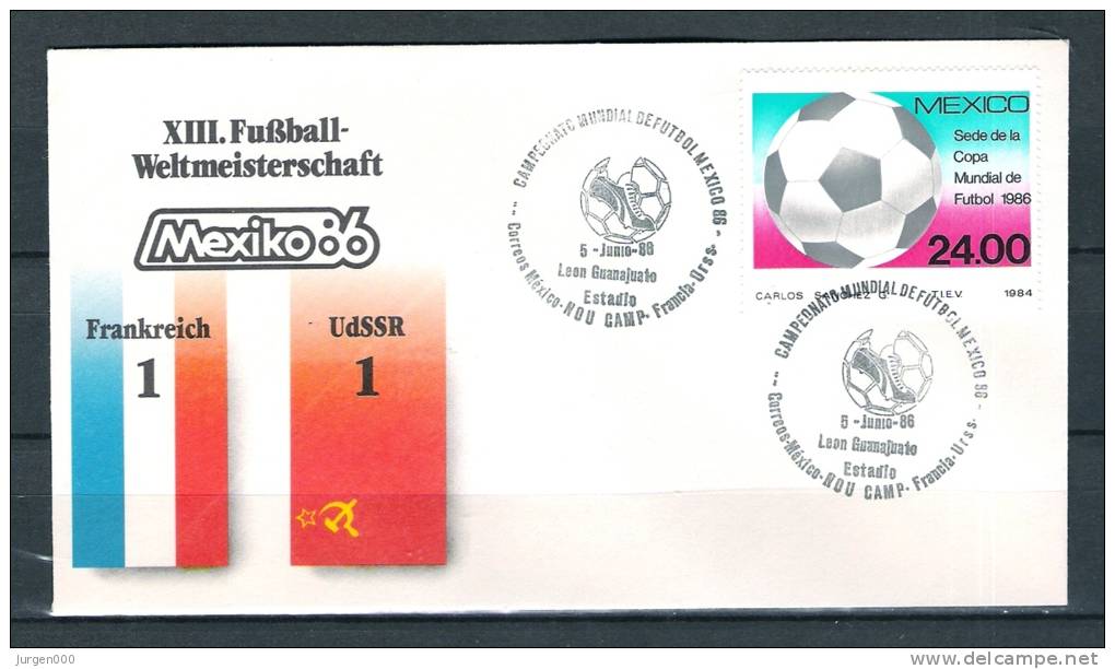 MEXICO, 05/06/1986 Campeonato Mundial De Futbol Mexico (GA1820) - 1986 – Mexico