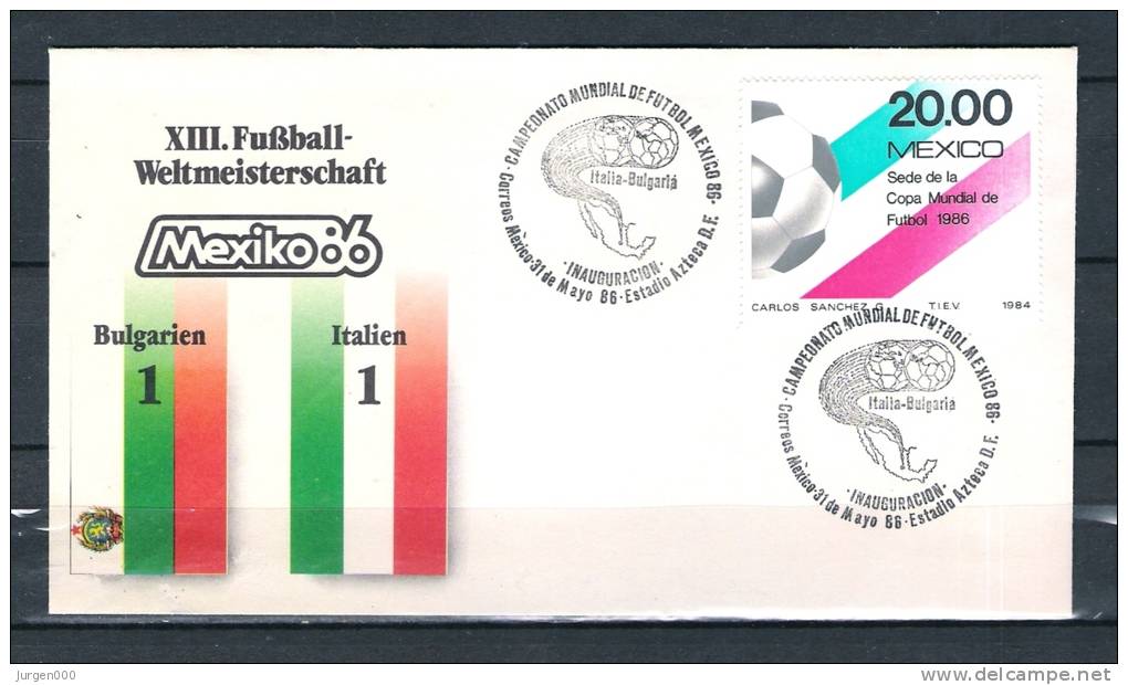 MEXICO, 31/05/1986 Campeonato Mundial De Futbol Mexico (GA1825) - 1986 – Mexico