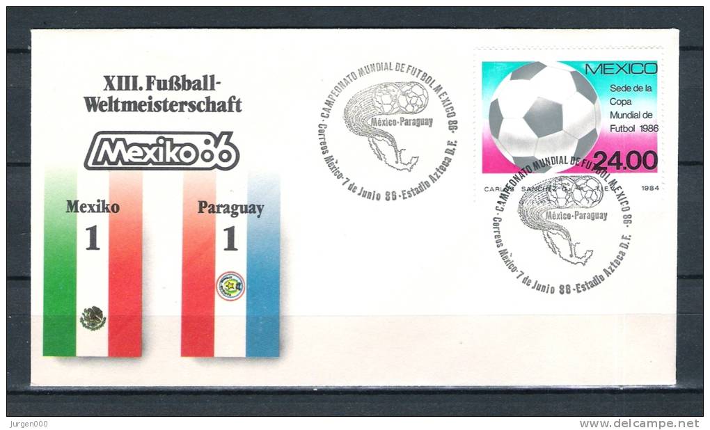 MEXICO, 07/06/1986 Campeonato Mundial De Futbol Mexico  (GA1847) - 1986 – Mexico