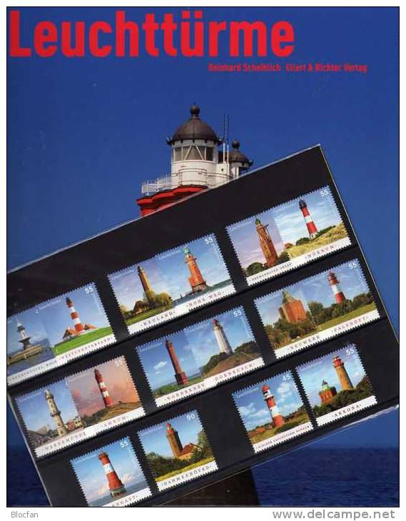 Bildband Neu Leuchttürme Plus Set Deutschland 2473-2012 ** 27€ Leuchtturm Architektur An Nordsee/Ostsee Book Of Germany - Técnico