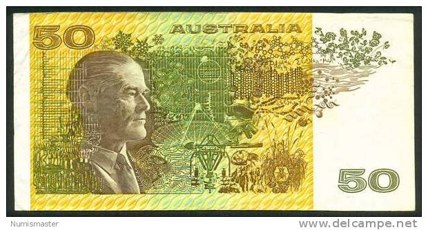 AUSTRALIA , 50 DOLLARS 1983 , P-47f - 1974-94 Australia Reserve Bank (paper Notes)