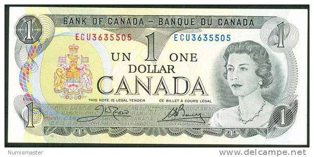 CANADA , 1 DOLLAR 1973 , P-85c , UNC - Kanada