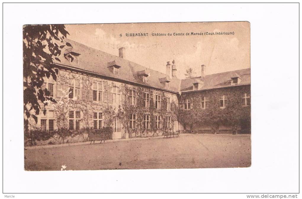 Rixensart Château Du Comte De Merode - Coure Intérieure 1923 - Rixensart