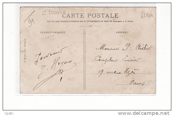 Carte 1909 VERT LE PETIT / LA CANTINE DU BOUCHET (bureau De Tabac) - Vert-le-Petit