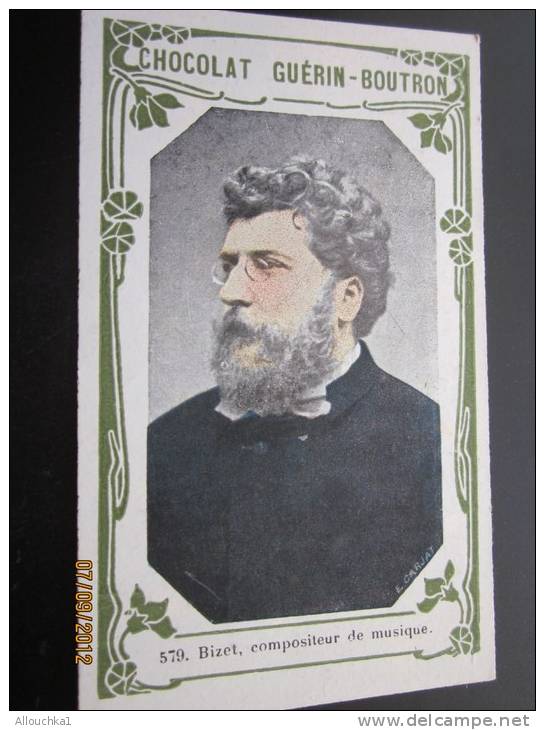 Bizet, Compositeurs De Musique&mdash;&gt;Chocolat Guérin Boutron&mdash;&gt; Livre D'or Célébrité Contemporaine,collectio - Guérin-Boutron