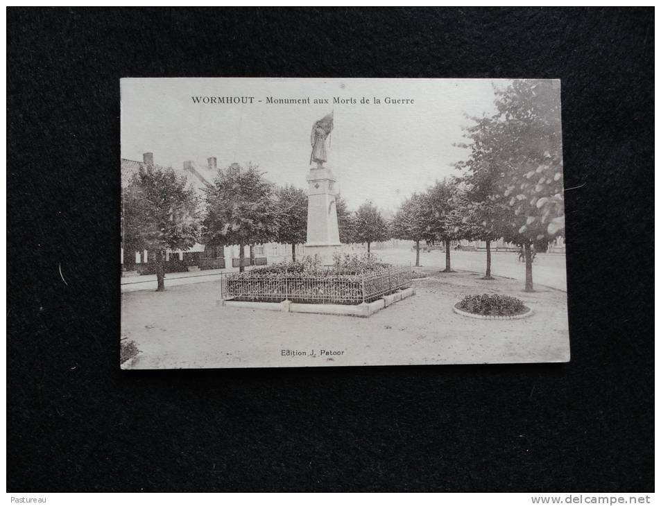 Wormhout : Monument Aux Morts De La Guerre . - Wormhout