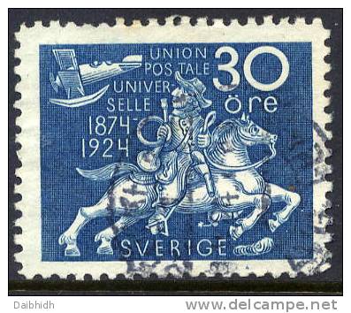 SWEDEN 1924  Universal Postal Union 30 öre  Used.  Michel 164 - Used Stamps