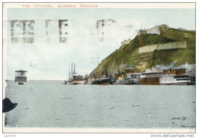 (089) Very Old Postcard - Canada - Quebec Citadel - Québec - La Citadelle