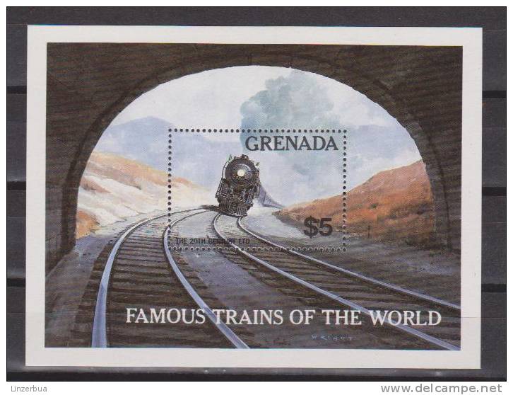 Grenada 1982 Mi. B 105** MNH - Züge - Trains - Grenada (...-1974)