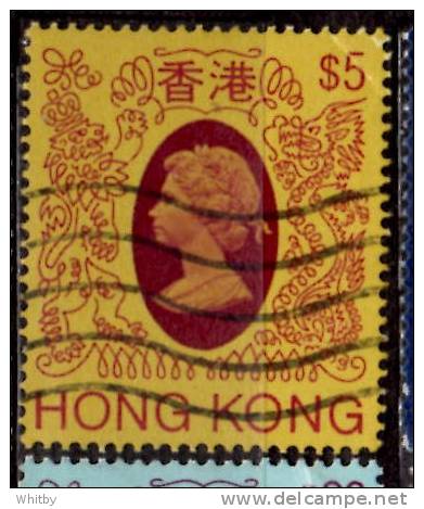 Hong Kong 1985 $5 Queen Elizabeth II Issue #400a - Used Stamps