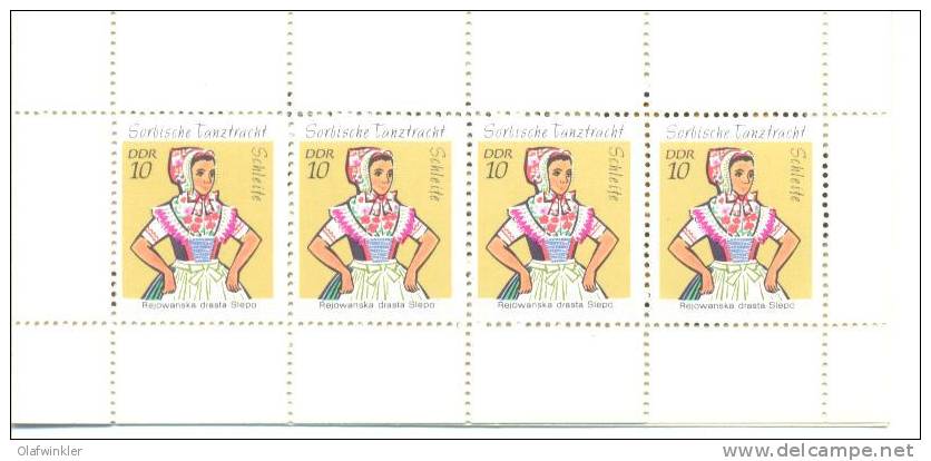 1971 MH-Blatt Trachten Michel 12IA Postfrisch/neuf Sans Charniere/MNH - Postzegelboekjes