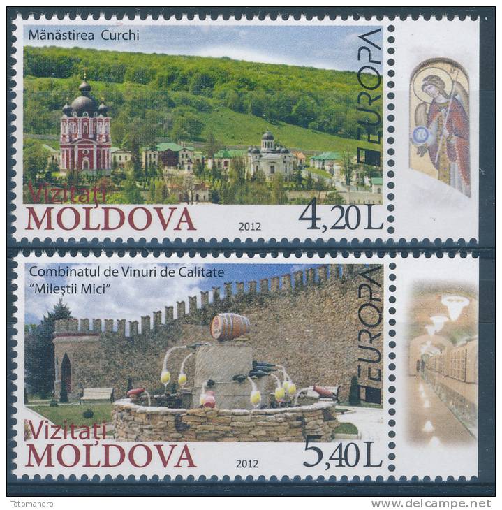 MOLDOVA/Moldawien EUROPA 2012 "Visit"  Set Of 2v** - 2012