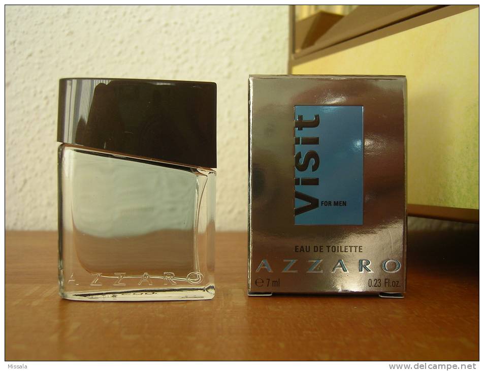 ACHAT IMMEDIAT;;;;MINIATURE VISIT D´AZZARO 7 ML EAU DE TOILETTE - Miniatures Hommes (avec Boite)