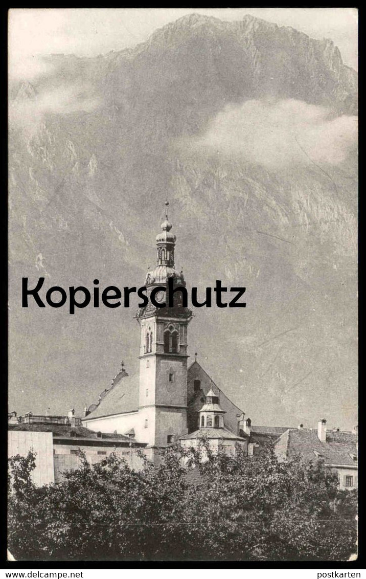 ALTE POSTKARTE HALL IN TIROL STIFTSKIRCHE Kirche Church Église Cpa Postcard AK Ansichtskarte - Hall In Tirol