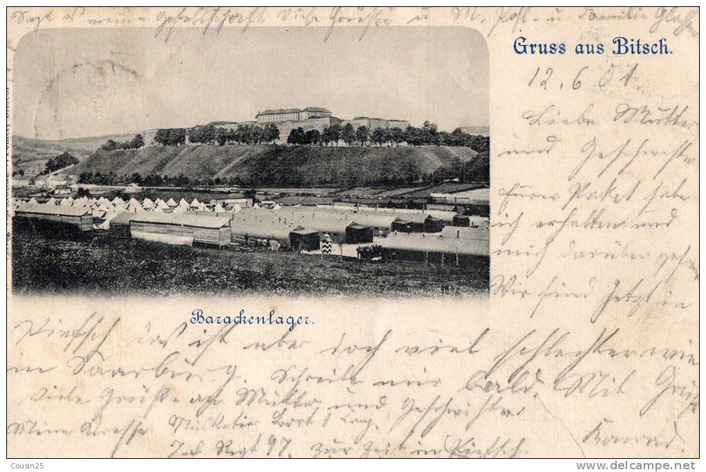 57 GRUSS AUS BITSCH - Barakenlager - Bitche