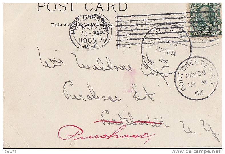 Poste - Post Office - Sioux Falls - Oblitérée 1905 - Poste & Facteurs