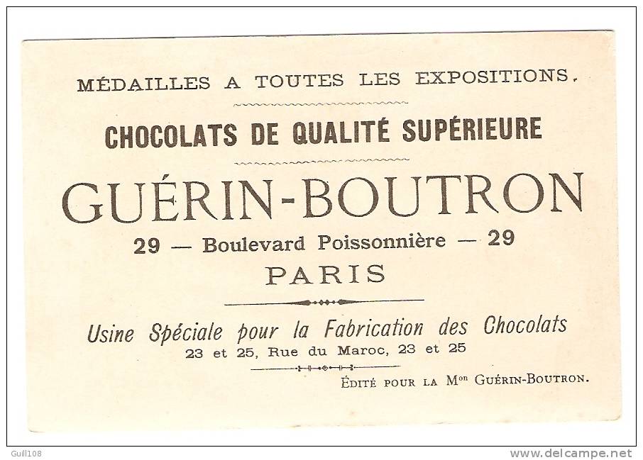 Chromo Chocolat Guérin Boutron Lith Vieillemard Le Grand Prix Enfant Jockey Course Hippique Fillette Petite Fille A24-26 - Guérin-Boutron