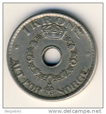 1950 Norway 2 Kronor  Coin In Nice Condition - Norwegen
