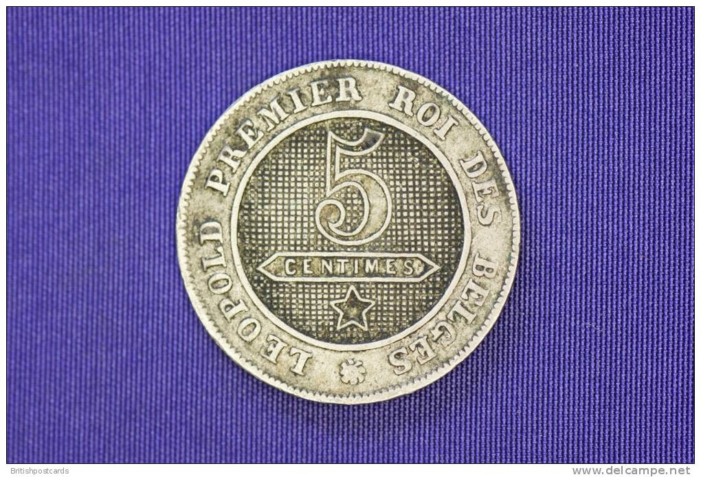 Belgium - 5 Centimes - Leopold I - 1861 - 5 Centimes