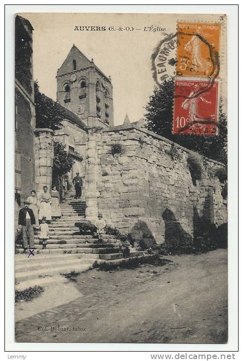 95 - AUVERS-SUR-OISE - L'EGLISE -  AUVERSOIS SUR LES MARCHES - Auvers Sur Oise