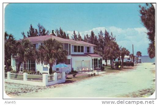 St. Petersburg FL Florida, East Winds Apartment, Lodging, C1950s Vintage Postcard - St Petersburg