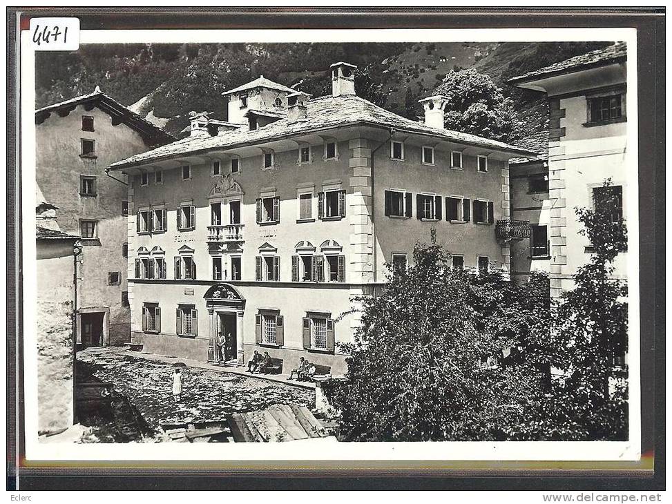 GRÖSSE 10x15  - SOGLIO - HOTEL WILLY  - TB - Soglio