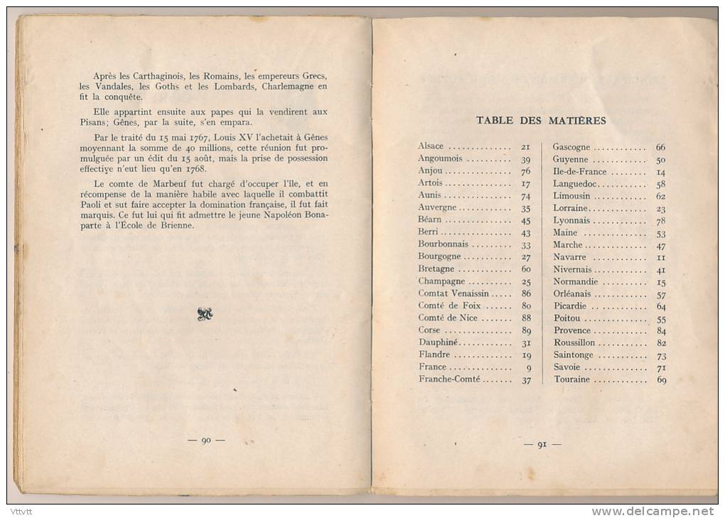 Notice Historique sur les Blasons des Anciennes Provinces de France de Jacques Meurgey (1941), 94 pages...