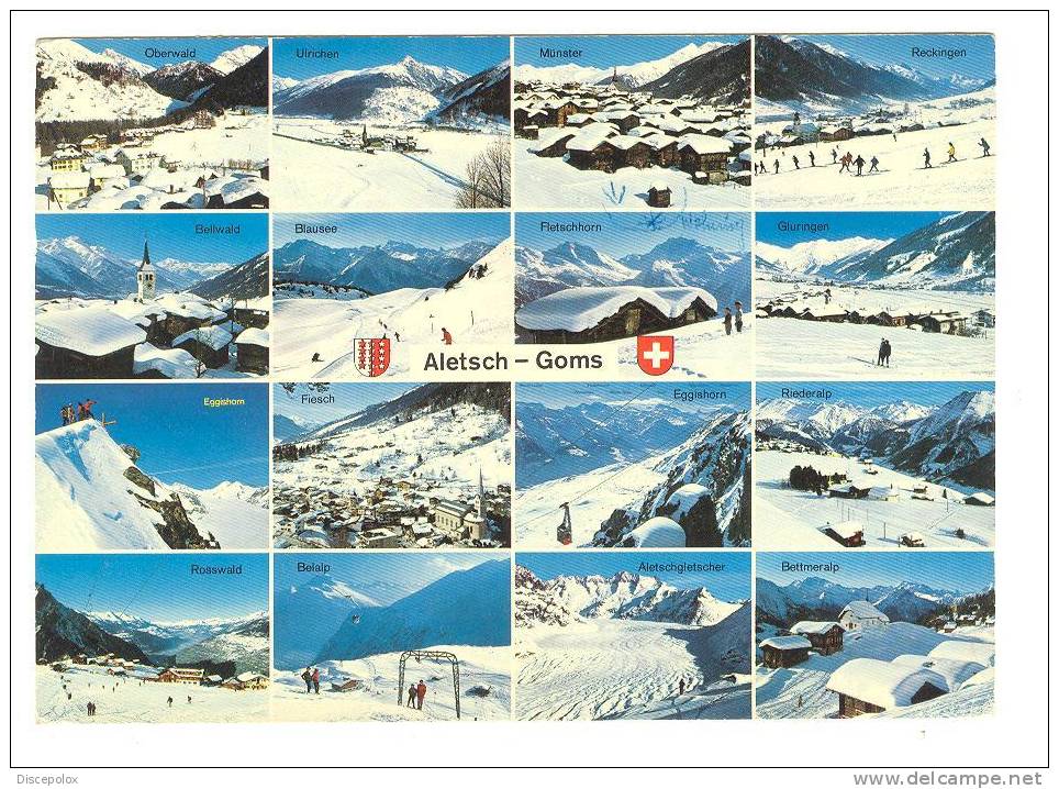 C1381 Aletsch - Goms / Viaggiata 1976 - Goms