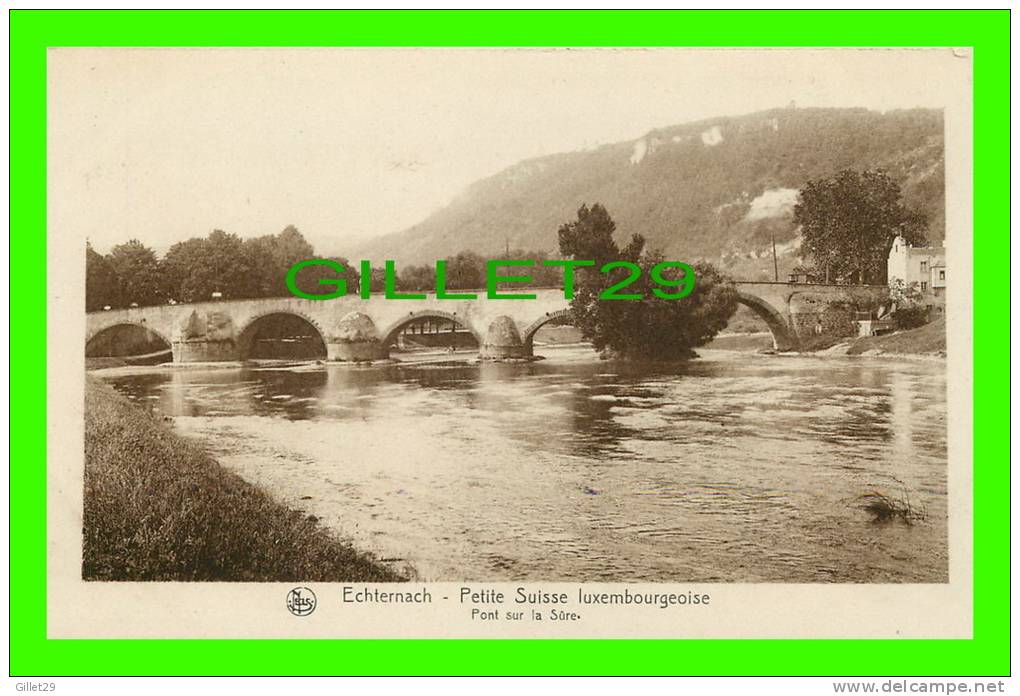 ECHTERNACH, LUXEMBOURG -  PONT SUR LA SÛRE - SÉRIE 9, No 20 - E. A. SCHAACK - NELS - PETITE SUISSE LUXEMBOURGEOISE - - Echternach