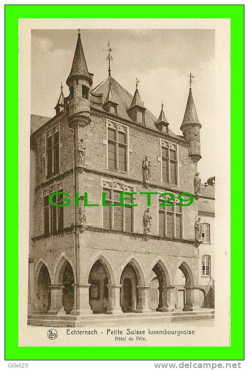 ECHTERNACH, LUXEMBOURG - HÔTEL DE VILLE - SÉRIE 9, No 5 - E. A. SCHAACK - NELS - PETITE SUISSE LUXEMBOURGEOISE - - Echternach