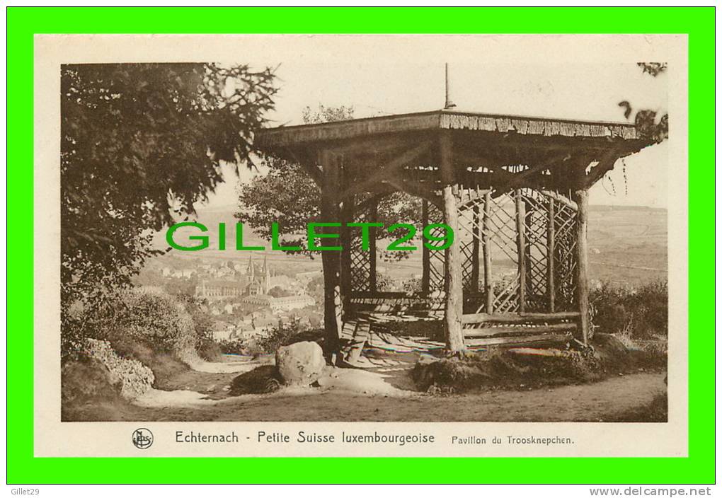 ECHTERNACH, LUXEMBOURG - PAVILLON TROOSKNEPCHEN - SÉRIE 9, No 3 - E. A. SCHAACK - NELS - PETITE SUISSE LUXEMBOURGEOISE - - Echternach