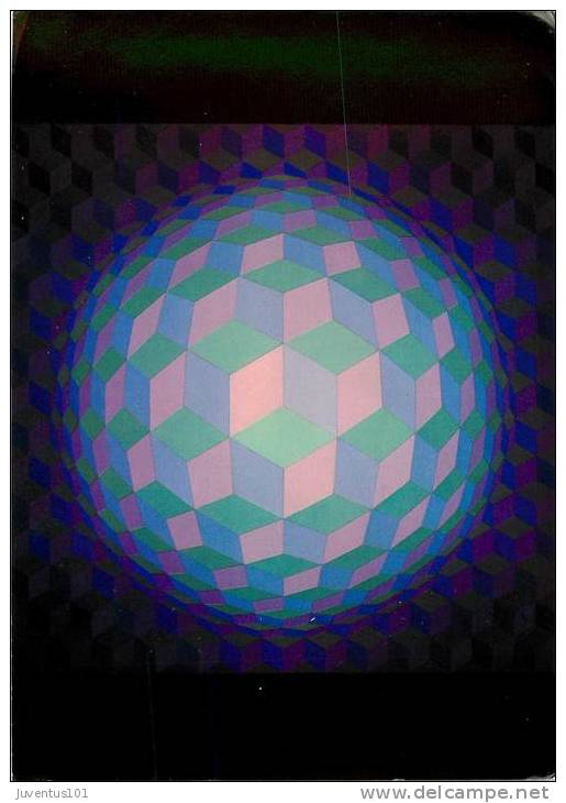 CPSM Victor Vasarely-Saturne    L1102 - Astronomy
