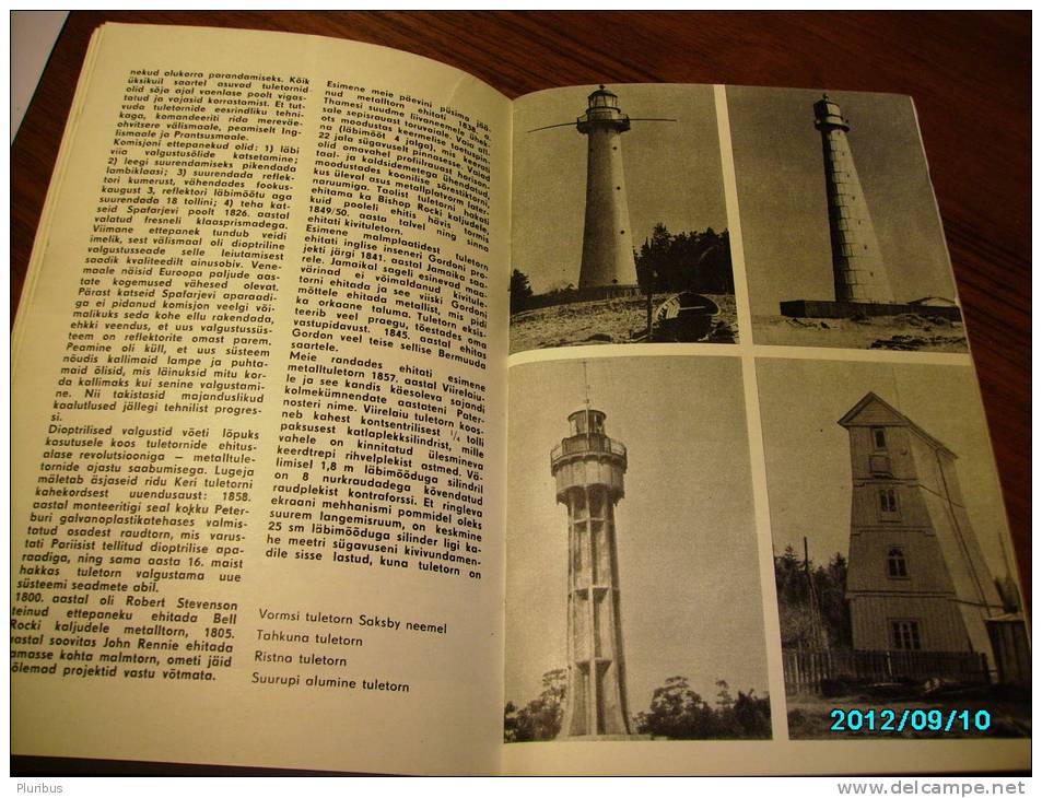 1974 ESTONIA  ESTONIAN   LIGHTHOUSES , LIGHTHOUSE - Libros Antiguos Y De Colección