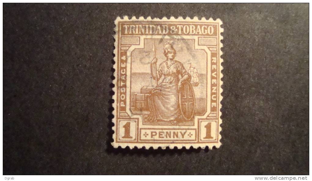 Trinidad And Tobago  1922  Scott #14  Used - Trindad & Tobago (...-1961)