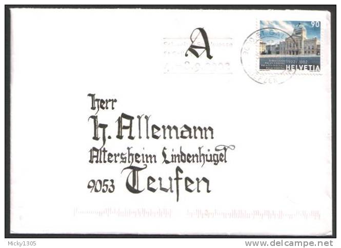 Schweiz / Switzerland - Umschlag Echt Gelaufen / Cover Used (o228) - Brieven En Documenten