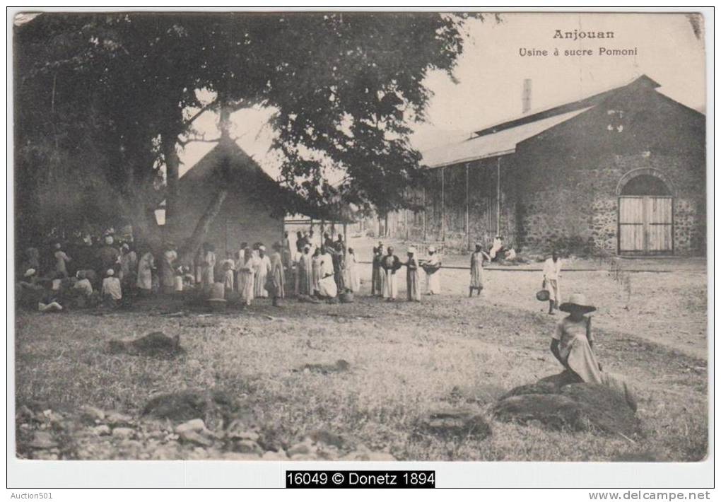 16049g ANJOUAN - Usine à Sucre Pomoni - 1925 - Madagascar