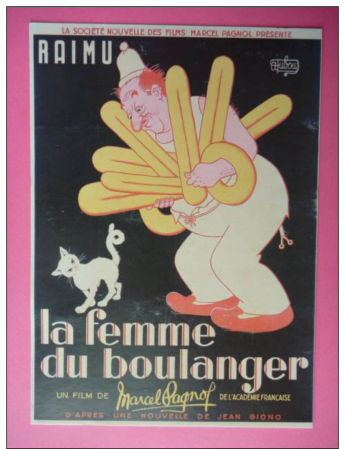 DUBOUT  RAIMU PAGNOL La Femme Du Boulanger - Dubout