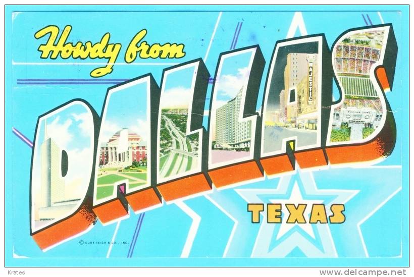 Postcard - Dallas      (7390) - Dallas