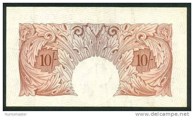 GREAT BRITAIN , 10 SHILLINGS (1955-60) , P-368c - 10 Shillings