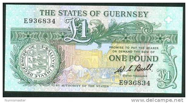 GUERNSEY , 1 POUND , P-48a , UNC - Other & Unclassified